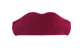Cargar la imagen en la vista de la galería, Lips Maroon Velvet Loveseat 81"