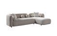 Load image into Gallery viewer, Liva Sand Boucle RAF 110" Sectional