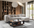 Load image into Gallery viewer, Liva Sand Boucle RAF 110" Sectional