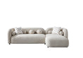 Load image into Gallery viewer, Liva Sand Boucle RAF 110" Sectional