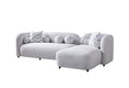 Load image into Gallery viewer, Liva Gray Boucle RAF 110" Sectional