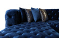 Load image into Gallery viewer, Neva Velvet Double Chaise Sectional - Blue
