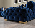 Load image into Gallery viewer, Neva Velvet Double Chaise Sectional - Blue