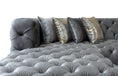 Load image into Gallery viewer, Neva Velvet Double Chaise Sectional - Gray