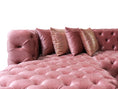 Load image into Gallery viewer, Neva Velvet Double Chaise Sectional - Pink