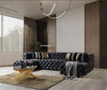 Load image into Gallery viewer, Neva Velvet Double Chaise Sectional - Black