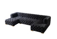 Load image into Gallery viewer, Neva Velvet Double Chaise Sectional - Black