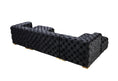 Load image into Gallery viewer, Neva Velvet Double Chaise Sectional - Black