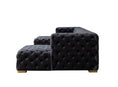Load image into Gallery viewer, Neva Velvet Double Chaise Sectional - Black