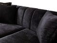 Load image into Gallery viewer, Santana Velvet Sofa Set 2PC - Black