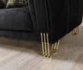 Load image into Gallery viewer, Santana Velvet Sofa Set 2PC - Black