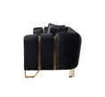 Load image into Gallery viewer, Santana Velvet Sofa Set 2PC - Black