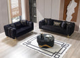 Load image into Gallery viewer, Santana Velvet Sofa Set 2PC - Black