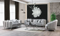 Load image into Gallery viewer, Santana Velvet Sofa Set 2PC - Silver