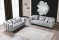 Load image into Gallery viewer, Santana Velvet Sofa Set 2PC - Silver