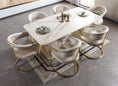 Load image into Gallery viewer, Santana Ivory 7-Piece Dining Set