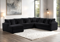 Load image into Gallery viewer, Solana Black Sectional