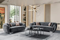Load image into Gallery viewer, Victoria Velvet Sofa Set 2PC - Gray
