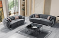 Load image into Gallery viewer, Victoria Velvet Sofa Set 2PC - Gray