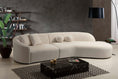 Cargar la imagen en la vista de la galería, Cloe Ivory Boucle Curved Sectional