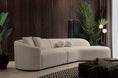 Cargar la imagen en la vista de la galería, Cloe Ivory Boucle Curved Sectional