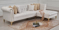 Load image into Gallery viewer, Venna Ivory Velvet Sectional