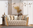 Cargar la imagen en la vista de la galería, Fanci Ivory Velvet Sofa & Loveseat