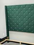 Load image into Gallery viewer, Mersin Green Upholstered Velvet Bed