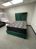 Load image into Gallery viewer, Mersin Green Upholstered Velvet Bed