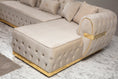 Load image into Gallery viewer, Jester Velvet Cream Double Chaise Sectional