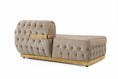 Load image into Gallery viewer, Jester Velvet Cream Double Chaise Sectional