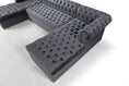 Load image into Gallery viewer, Lauren Velvet Gray Double Chaise Sectional