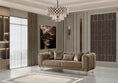 Load image into Gallery viewer, Santana Coffee Velvet Sofa & Loveseat