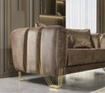 Load image into Gallery viewer, Santana Coffee Velvet Sofa & Loveseat