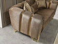 Load image into Gallery viewer, Santana Coffee Velvet Sofa & Loveseat