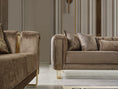 Load image into Gallery viewer, Santana Coffee Velvet Sofa & Loveseat