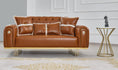 Cargar la imagen en la vista de la galería, Sia Hazel Leather Sofa Set 3PC