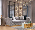 Cargar la imagen en la vista de la galería, Stella Gray Velvet Sofa & Loveseat