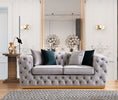 Cargar la imagen en la vista de la galería, Stella Gray Velvet Sofa & Loveseat