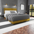 Load image into Gallery viewer, Konya Yellow Velvet Bed