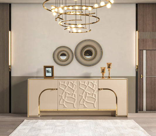 Helena Dining Server - Ivory
