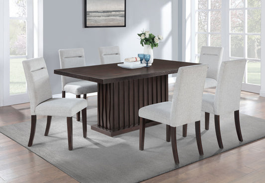 STAFFORD Dining Table With 6 Chairs