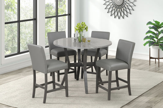 TRIBECCA PUB Table With 4 Chairs