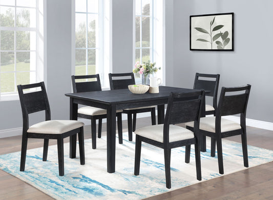 VICTOR Dining Table With 6 Chairs