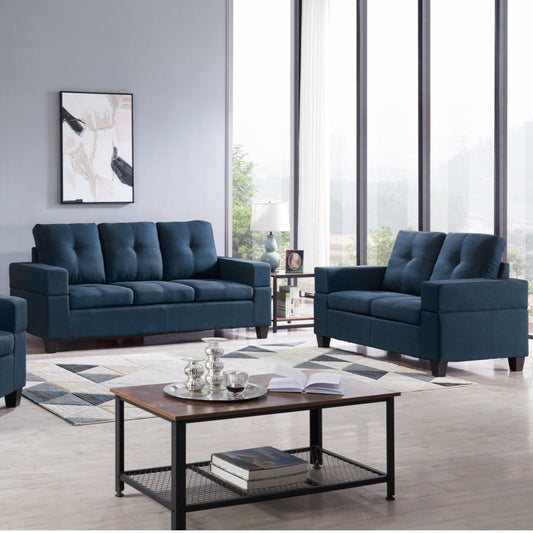 SANTO - Tufted Velvet Sofa & Loveseat