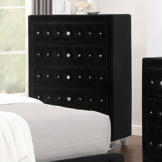 ELLA Black Bedroom Set - 5PC