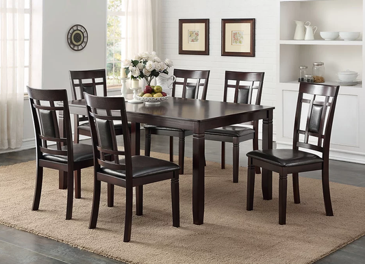 D3990 Dining Table With 6 Chairs
