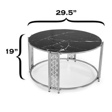 Cargar imagen en el visor de la galería, Lazer Silver Coffee Table
