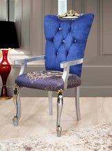 Cargar imagen en el visor de la galería, Royal Blue Dining Table With 8 Chairs
