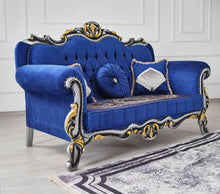 Load image into Gallery viewer, Classic Luxury Blue Sofa Set 3PC
